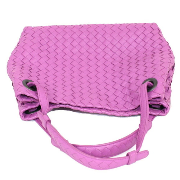 Bottega Veneta Small Garda Bag Leather Purple - Picture 6 of 16